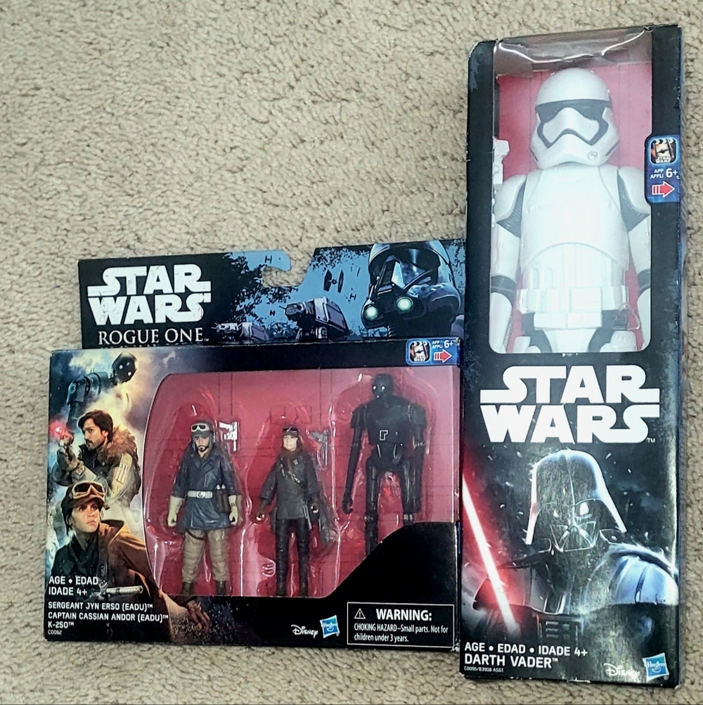 Star Wars Action Figure Collection -Darth Vader, Stormtrooper, Rogue One - Picture 7 of 9